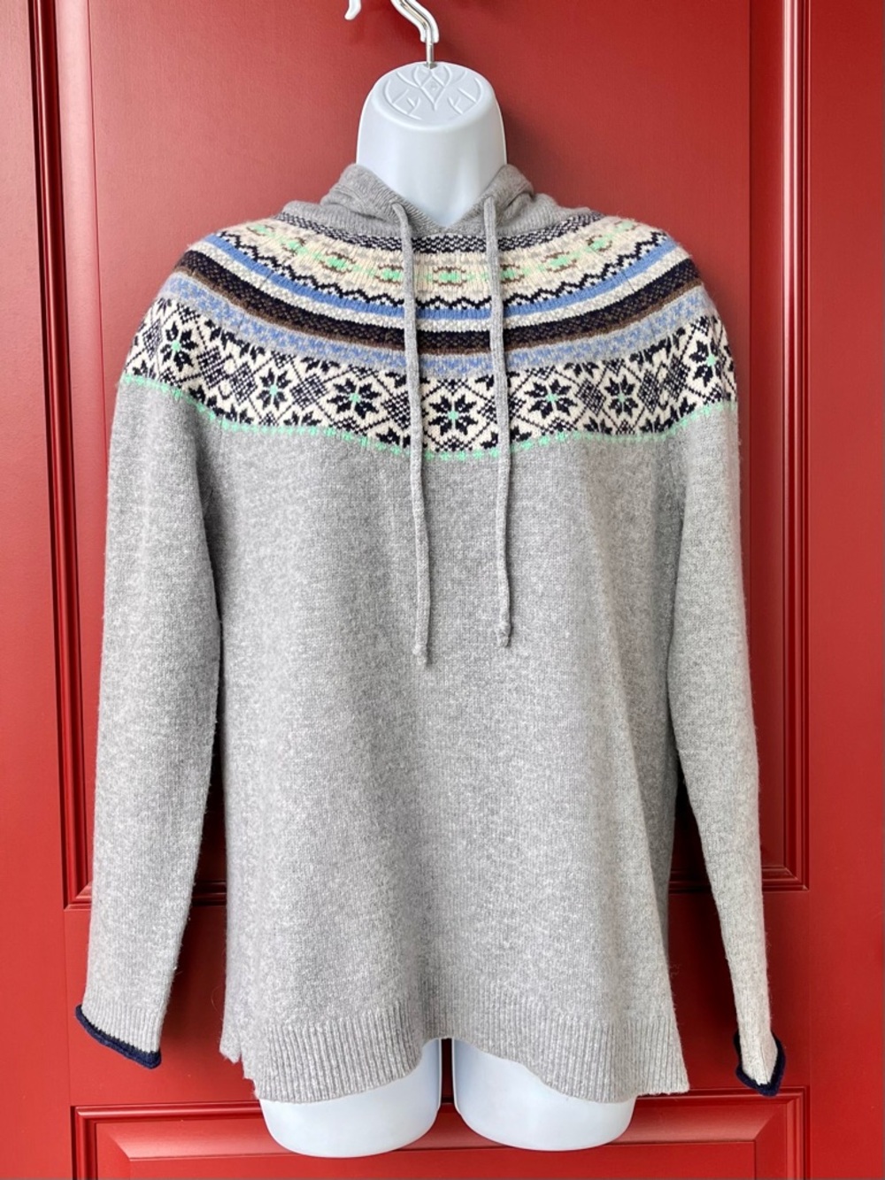 Tabitha Webb Wool Blend Fair Isle Sweater - Picture 1 of 5
